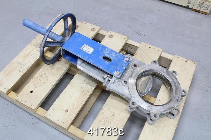 Used Orbinox ET04 8" Hand Operated Knife Gate Valve #41783