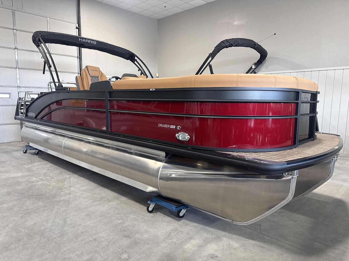 2027 Harris Cruiser 230 SLDH Tri-Toon W/Mercury 200HP
