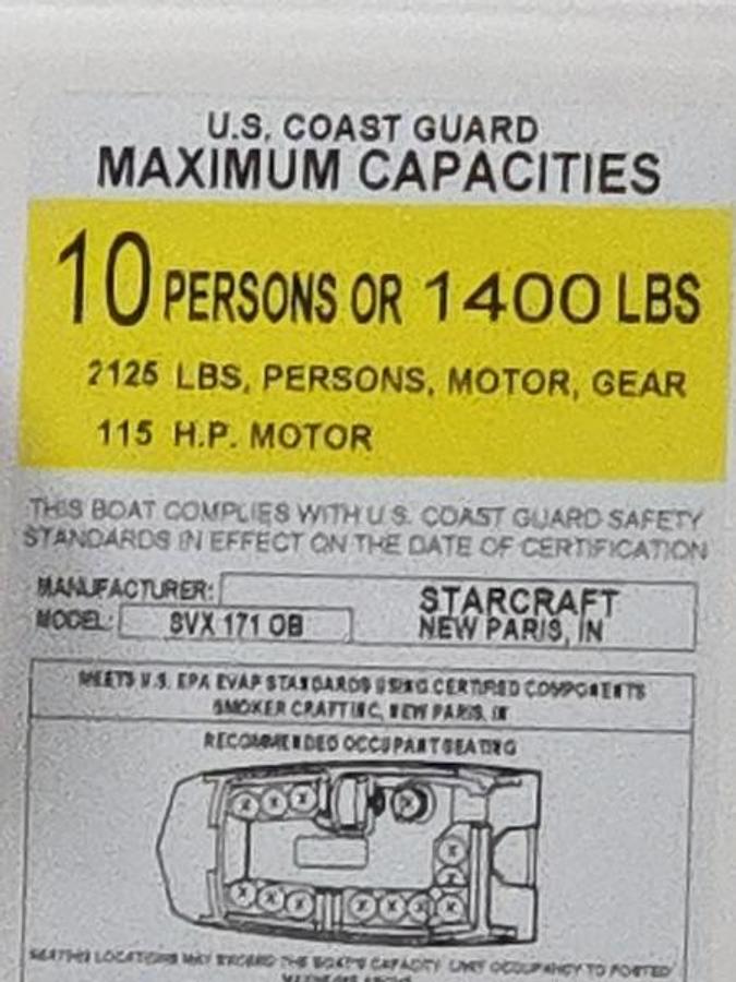 2026 Starcraft Marine SVX 171 OB
