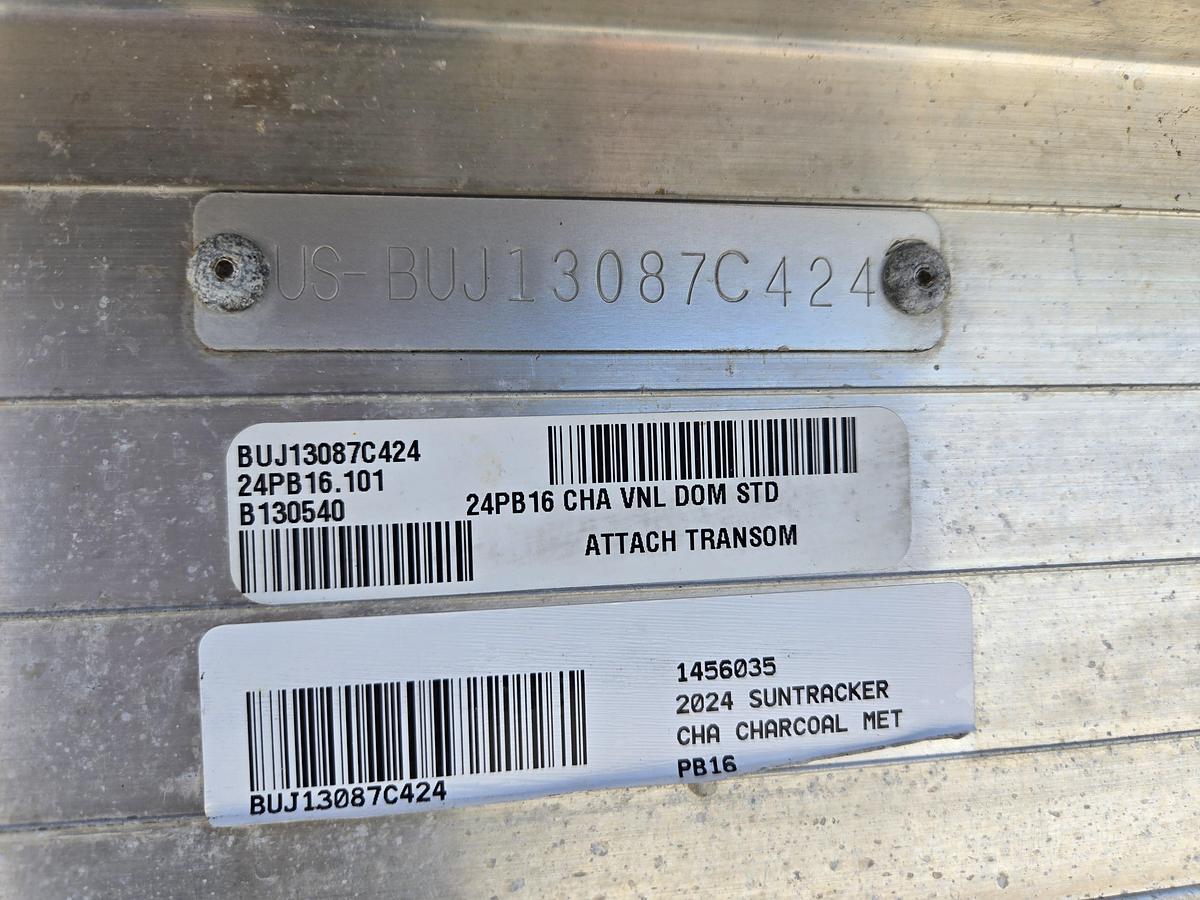 Used 2024 Sun Tracker PB16 DLX