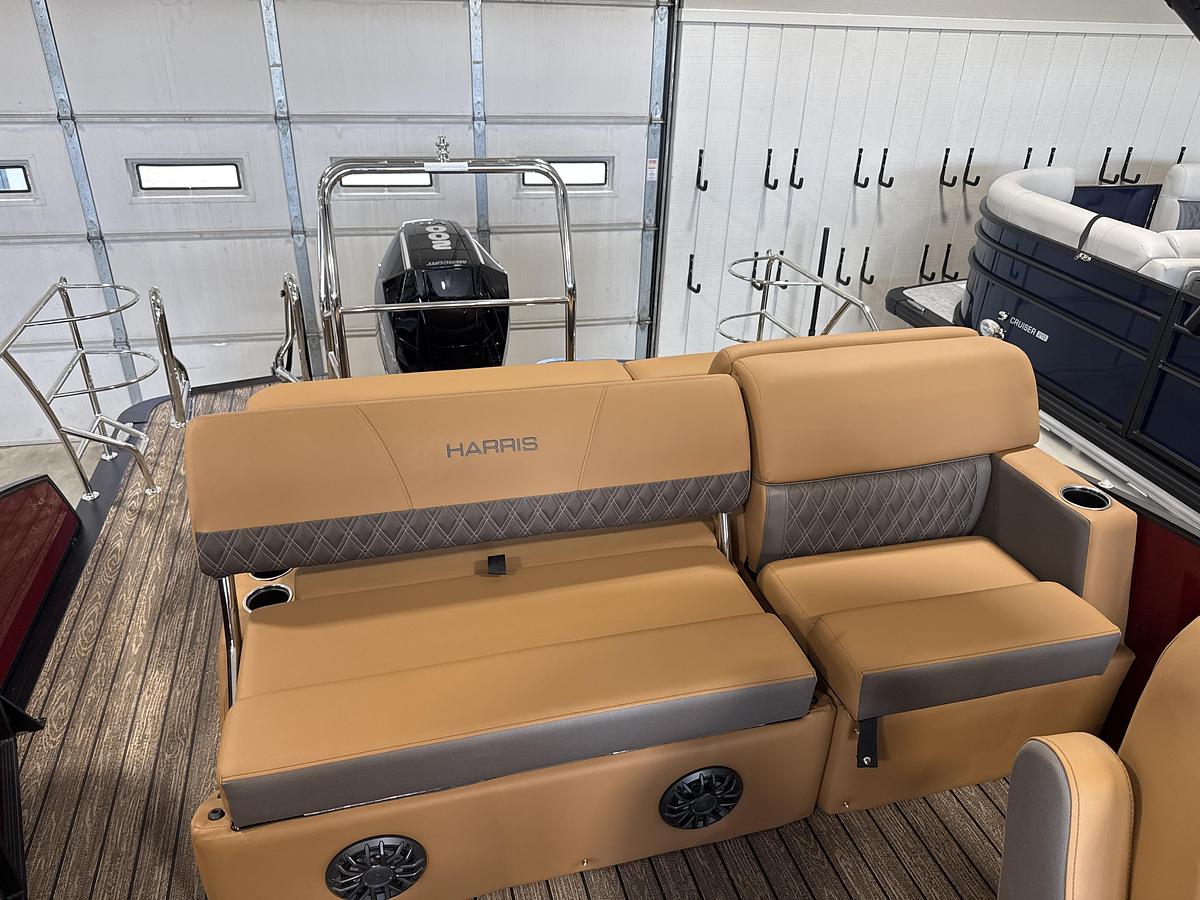 2027 Harris Cruiser 230 SLDH Tri-Toon W/Mercury 200HP
