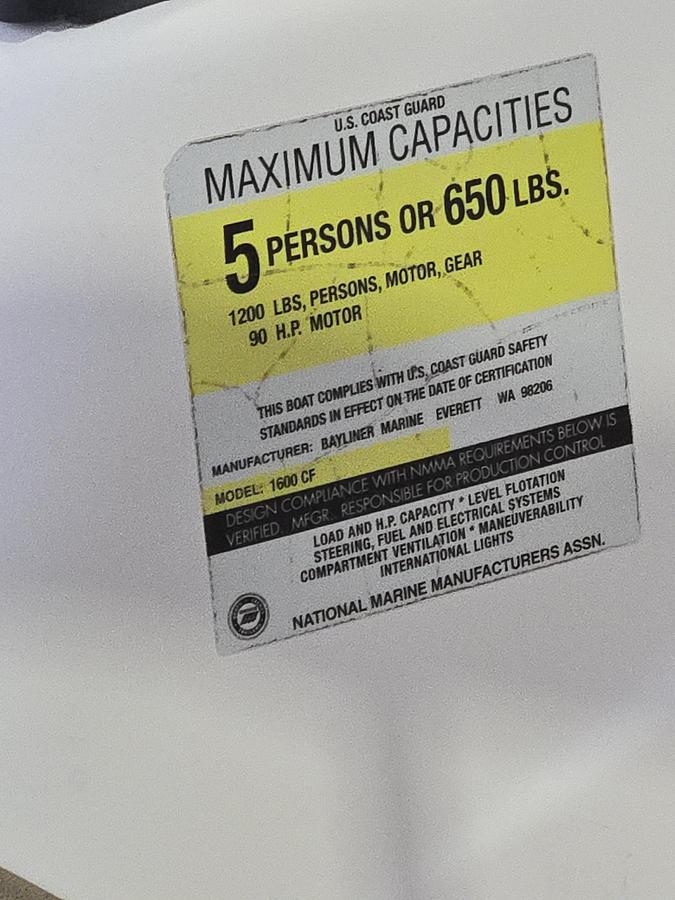 Used 2001 Bayliner 160 Capri bowrider