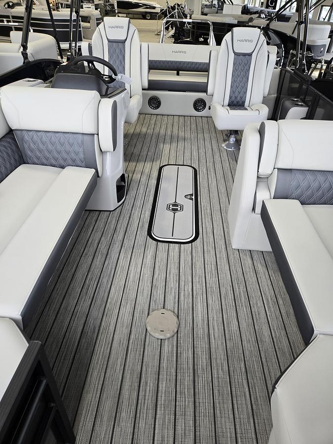 2027 Harris Cruiser 230 SLDH Tri-Toon W/Mercury 200HP