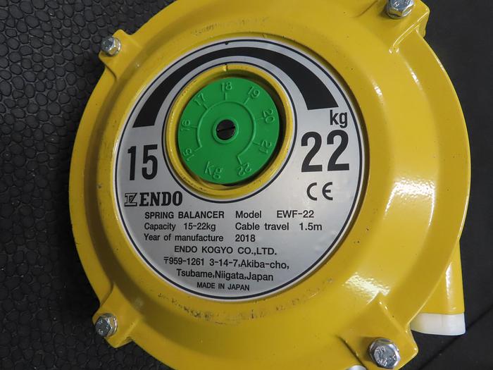 Used ENDO KOGYO Model: EWF-22 Spring Balancer