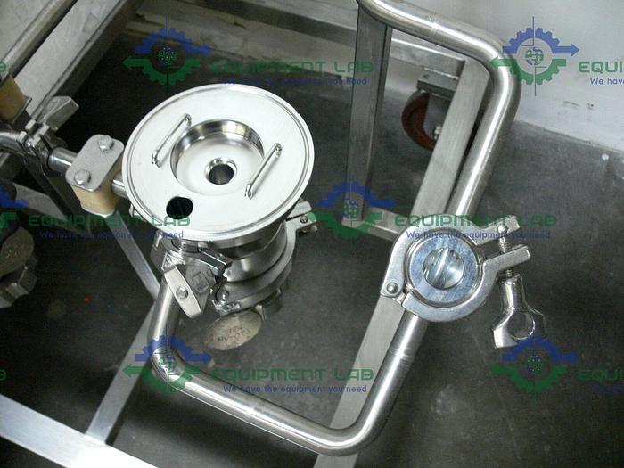 Used Sartorius HU12U71-3058M F-1748 Asepco + ITT PureFlo Filtration Skid w/ Valves