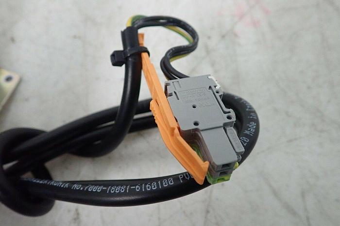 Used SMC Corporation VX220HG 2 Port Solenoid VX2 Valve with Murr Elektronik AC/DC-10A