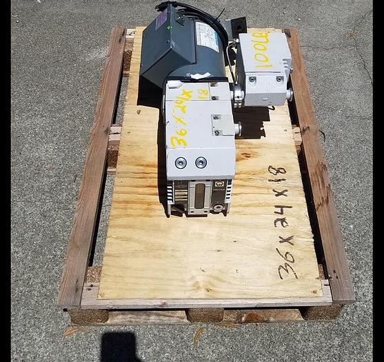 Used Pump, Vacuum, 3/4 HP, Leybold, 3/4" In/out, Trivac #S743072