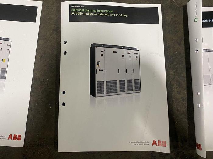 Used ABB DRIVE SYSTEM ACS880 (UNUSED NEW SURPLUS) MANUFACTURED 2018 SECTION 2 OF 4 - PENDING