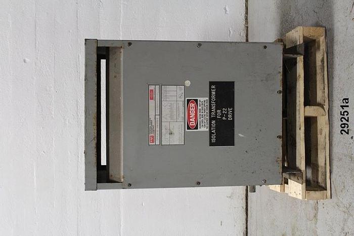 Used Federal Pacific 36B Transformer, High Voltage 460, Low Voltage 266, 51 KVA #29251