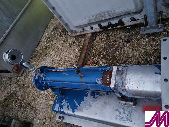 Refurbished 2003 Mono W042 Wide Throat Stainless Steel Progressive Cavity Pump with Screw Auger