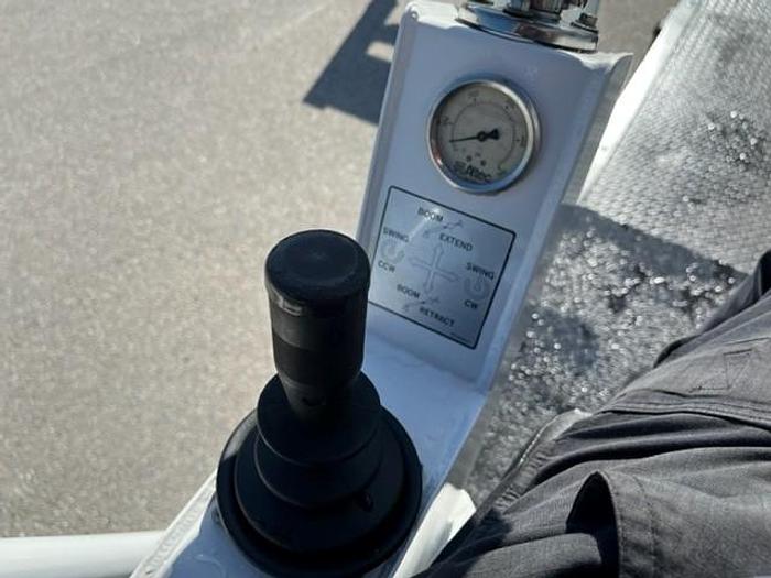 Used Altec AC38-103 38 Ton Crane Boom on 2008 International 7500 6x4 Flatbed Truck – C70823