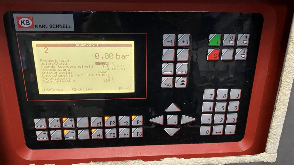 Used Karl Schnell vacuumfiller P10SE