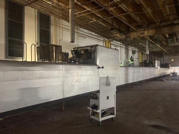 Used APV 1.2 Meter x 180' 3 Zone Dual Burner Oven