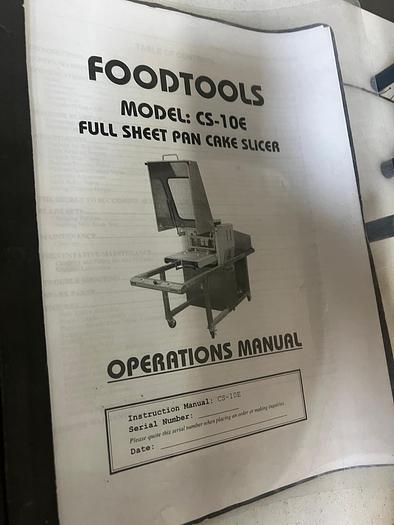 Used Food Tools  CS-10E