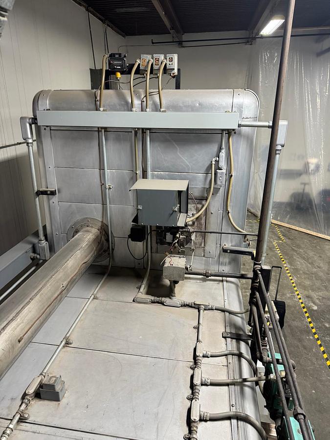 Used APV - 180 ft 3 Zone Tunnel Oven and APV Spritz Wirecut