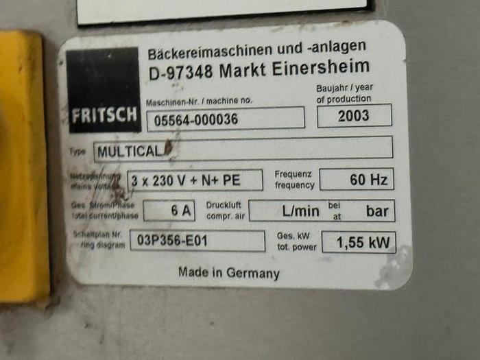 Used Fritsch Multiline 