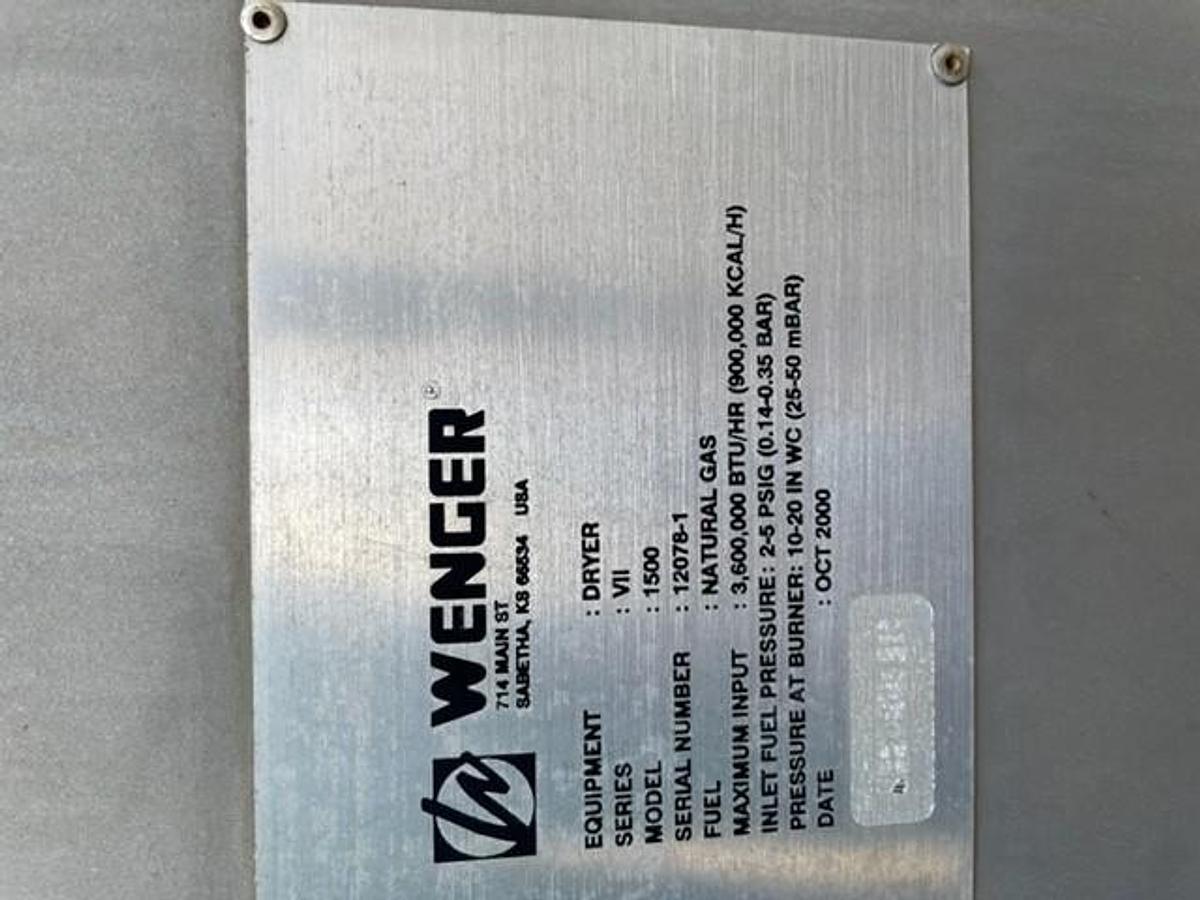 Used 2000 Wenger 1500 series VII