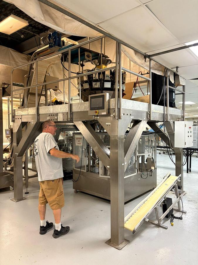 Used Used Doypack System with 14 Head Scale