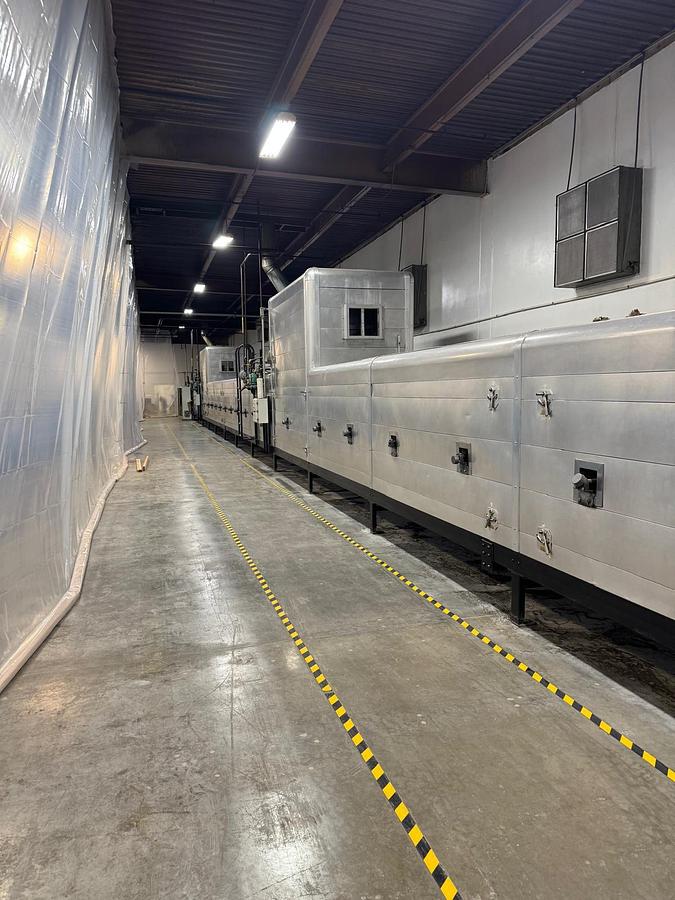 Used APV - 180 ft 3 Zone Tunnel Oven and APV Spritz Wirecut