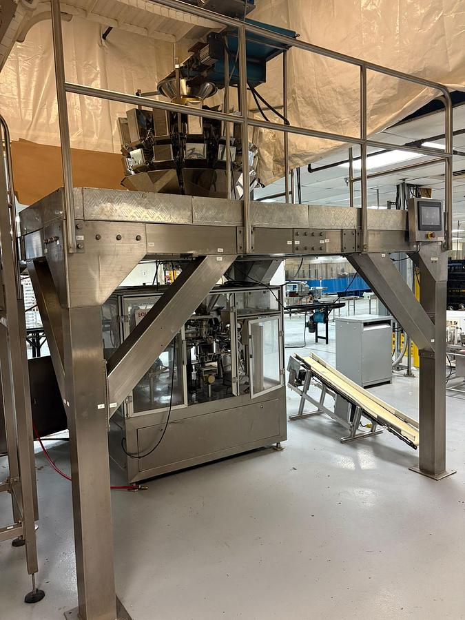 Used Used Doypack System with 14 Head Scale