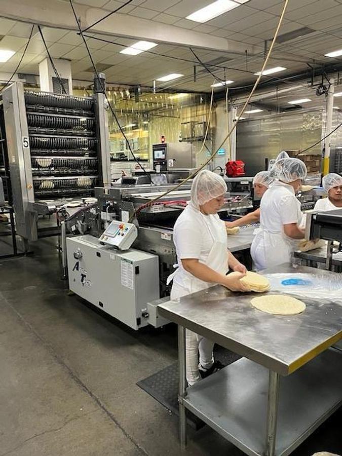 Used JC Ford Tortilla Line - Divider to Stacker