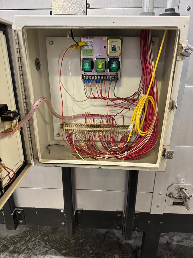 Used APV - 180 ft 3 Zone Tunnel Oven and APV Spritz Wirecut