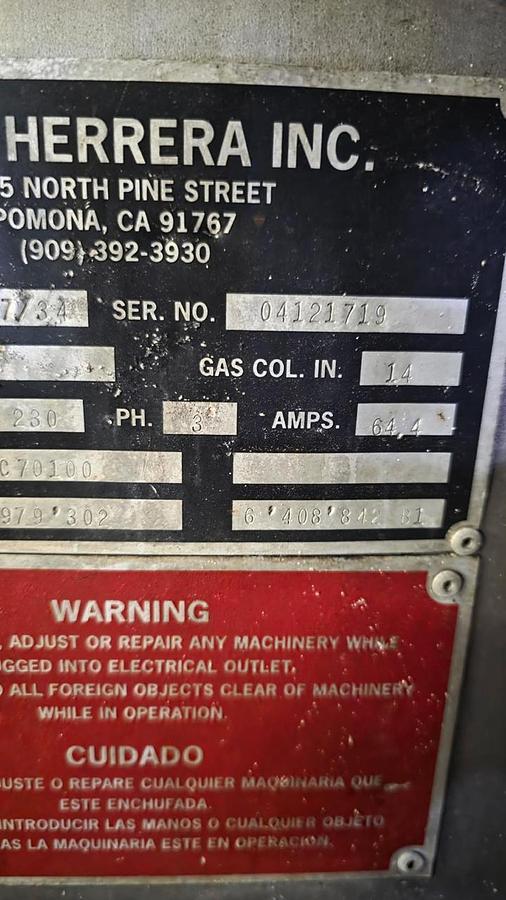 Used Casa Herrera - Tortilla Chip Production Line