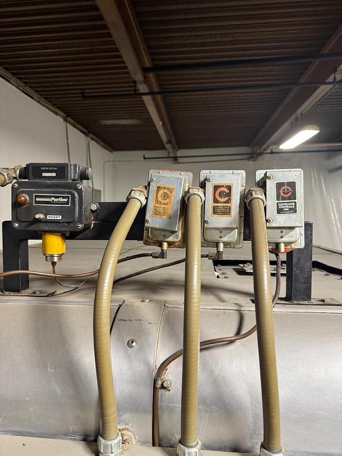 Used APV - 180 ft 3 Zone Tunnel Oven and APV Spritz Wirecut