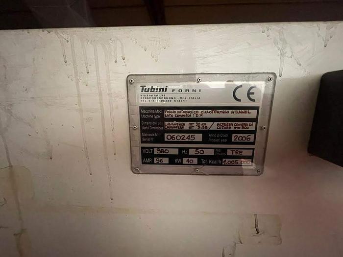 Used Tubini - Tunnel Oven