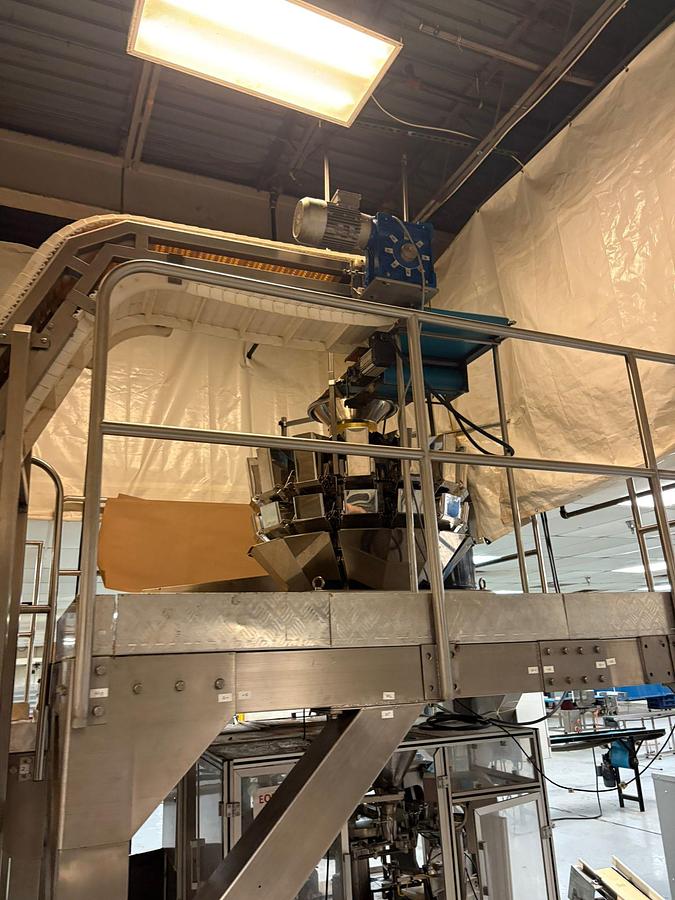 Used Used Doypack System with 14 Head Scale