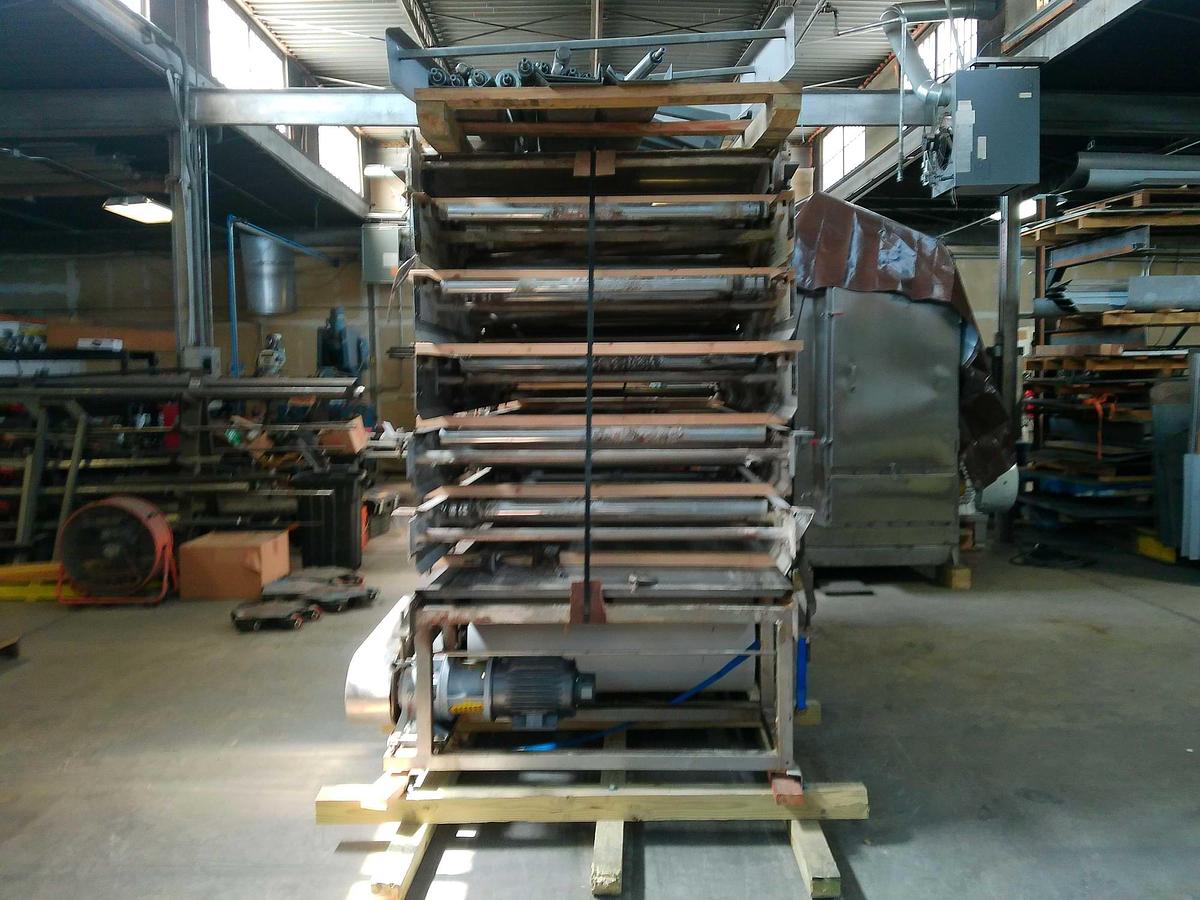 Used ONE METER WIDE NERCON COOLING CONVEYOR