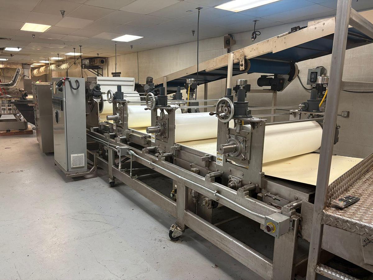 Used 2014 Bakery Technology Enterprises Mega Forma Bar Sheeting Line