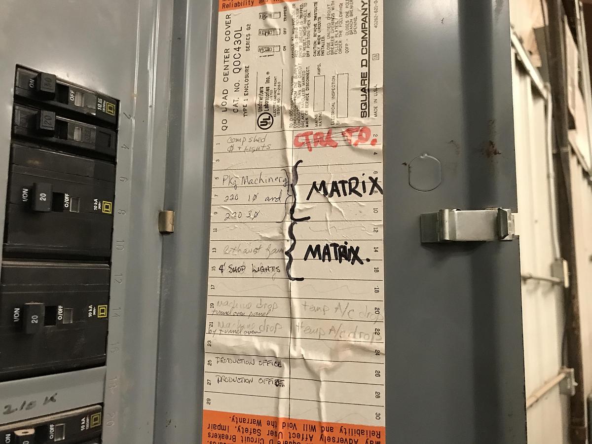 Used 2004 Baker Perkins 48" Indirect Fired Tunnel Oven