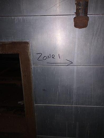 Used APV 1.2 Meter x 180' 3 Zone Dual Burner Oven