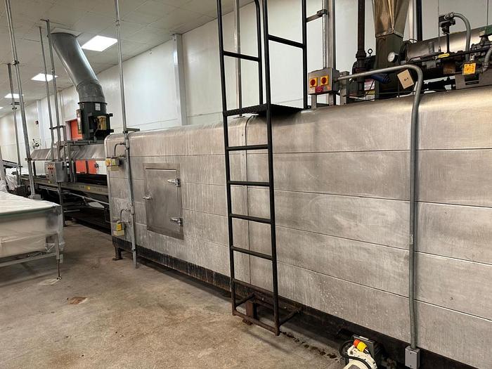 Used APV 1 Meter x 50ft Dual Burner Single Zone Convection Oven