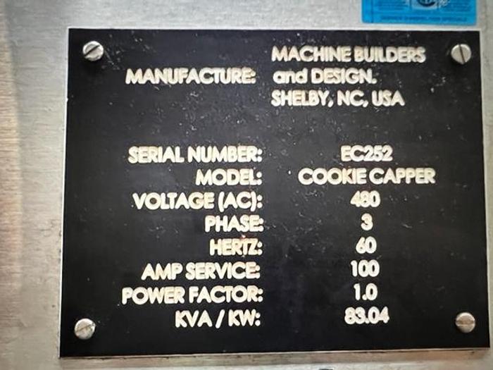 Usado Machine Builders Servo Cookie Capper