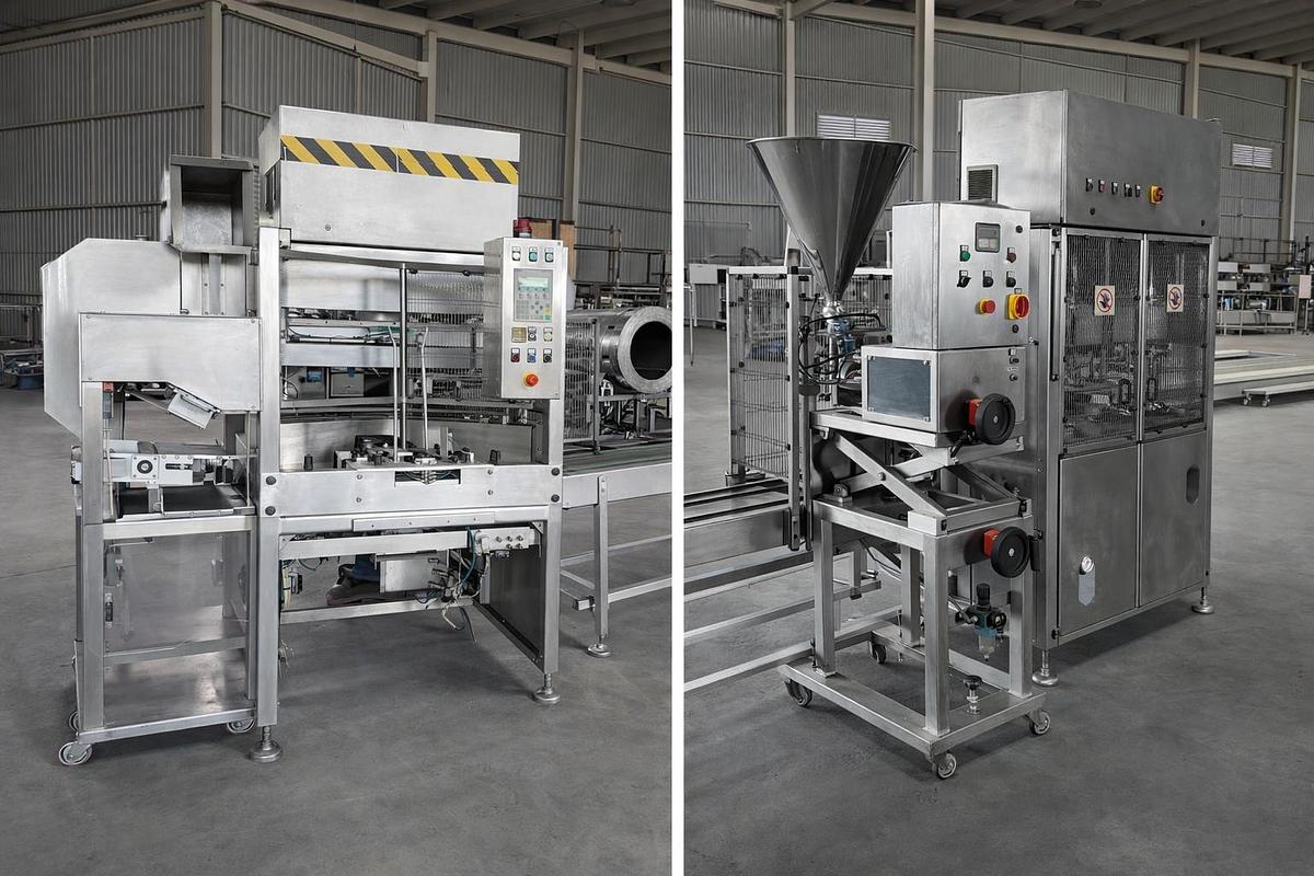 Used 2004 Colburne 4 Station rotary pie machine