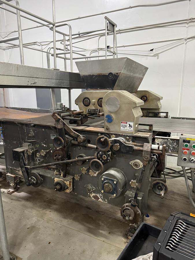 Used APV - 180 ft 3 Zone Tunnel Oven and APV Spritz Wirecut