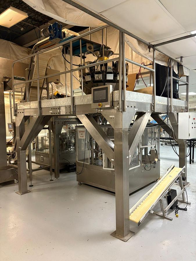 Used Used Doypack System with 14 Head Scale