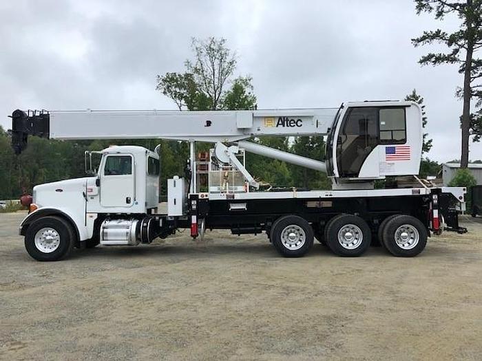 Used 2013 Peterbilt 365 8X6 Altec AC38-127 38 Ton Crane with Basket - M77257