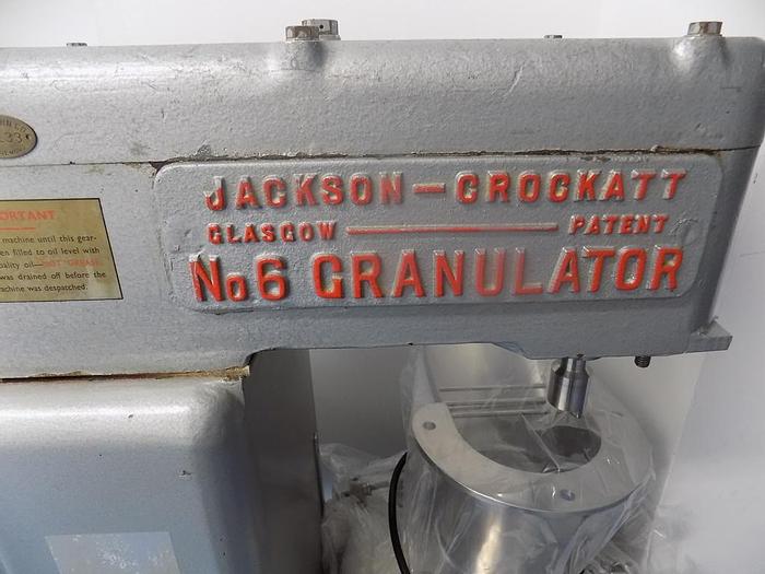 Used Jackson Crockatt Granulator