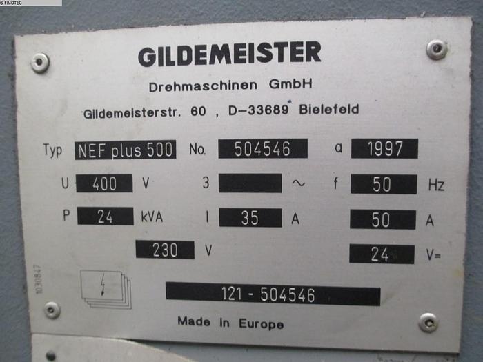 Used 1997 GILDEMEISTER NEF PLUS 500