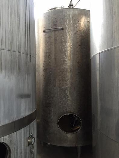 Brugt 10 m3 opretstående rustfri tank. solgt
