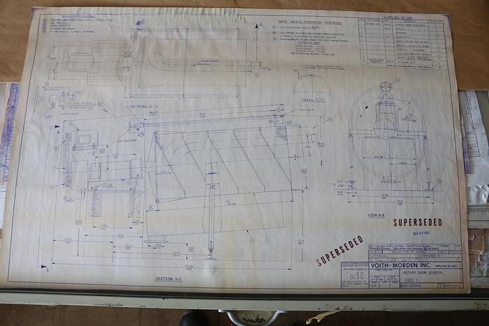 Used Voith Morden 7079 Trommel Screen #33908