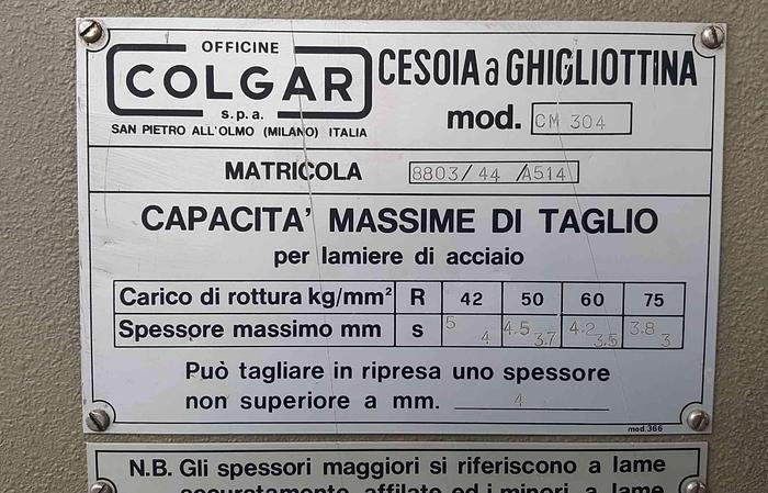 Usato 1990 COLGAR CM 304
