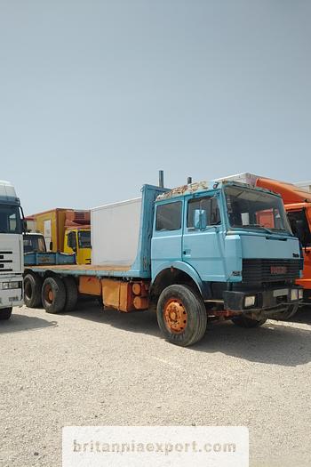 Used 1989 IVECO Turbostar 190.30 10 tyres flatbed truck