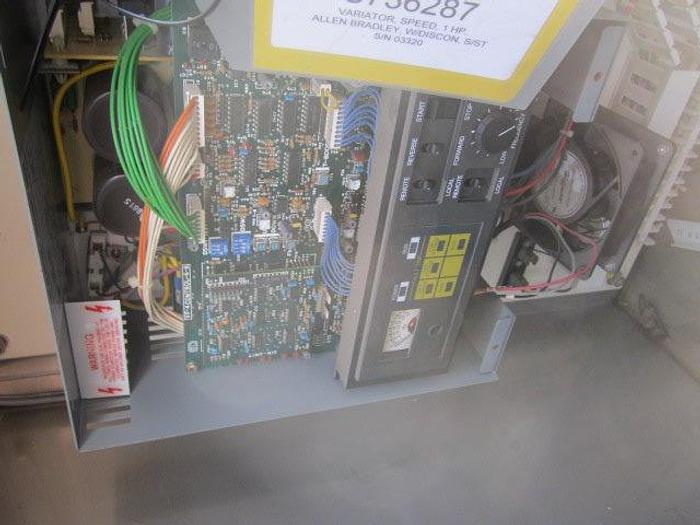 Used Variator, Speed, 1 HP, Allen Bradley, W/discon, S/st #S736287