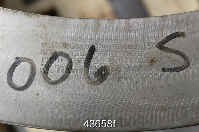 Used Black Clawson UV300 Vmax Pressure Screen Basket #43658