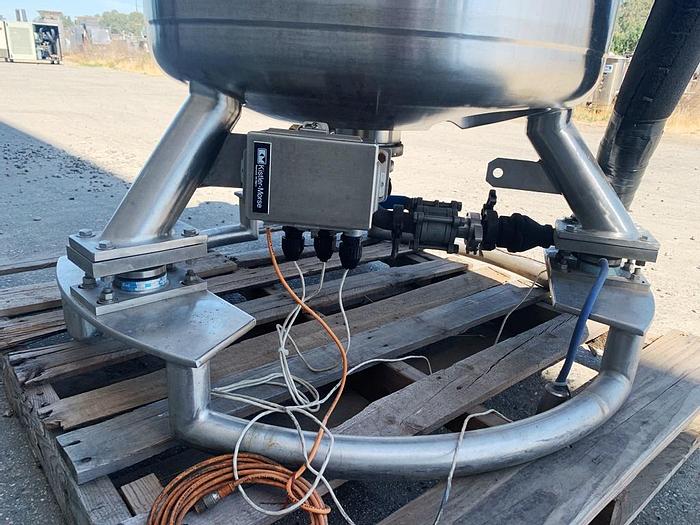 Used Tank, 53 Gallon, 316L Stainless Steel, 45 PSI, Precision Stainless #S743975