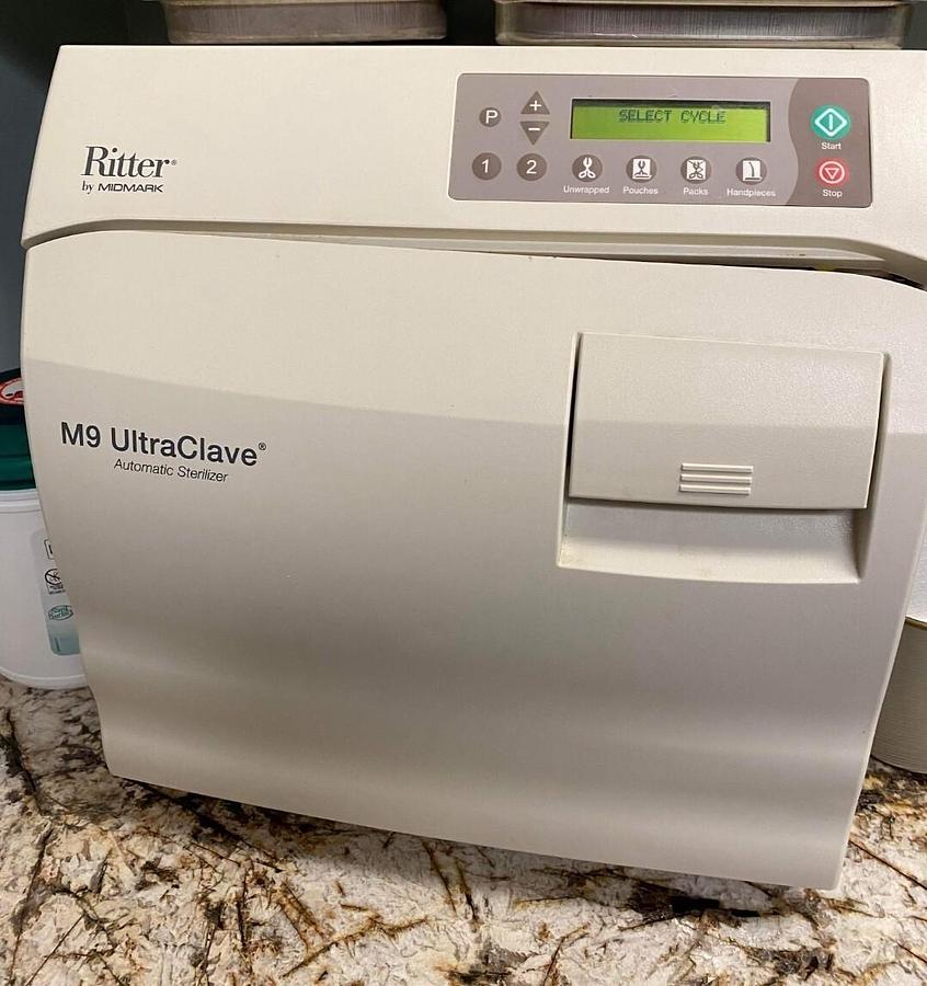 Refurbished 2017 Midmark Ritter M9 Ultraclave Sterilizer / Autoclave 1396 CYCLES